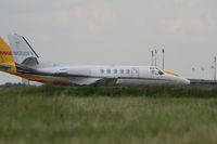 N550FP @ EBBR - parked on General Aviation apron - by Daniel Vanderauwera