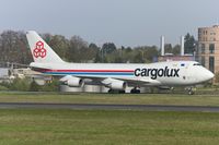 LX-LCV @ ELLX - taxying to the cargo center at Findel - by FBE