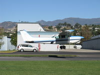 N6225R @ SZP - 1979 Cessna 172RG CUTLASS, Lycoming O&VO-360 180 Hp, landing Rwy 04 - by Doug Robertson