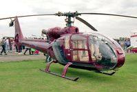 G-LOYD @ EGTC - Aerospatiale SA341G at Cranfield Airport's Air Show and Helifest in 1994 - by Malcolm Clarke