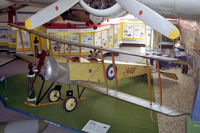 BAPC210 - Avro 504K Replica at The Southampton Hall of Aviation (Now The Solent Sky Museum) in 1992. - by Malcolm Clarke