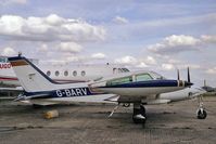 G-BARV @ EGTC - Cessna 310Q at Cranfield Airport, UK. Owned by Old English Watches Ltd. - by Malcolm Clarke