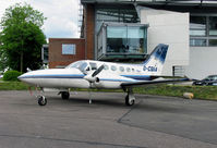 G-CSNA @ EGTC - Cessna 421C Golden Eagle at Cranfield Airport, UK. - by Malcolm Clarke