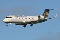 D-ACRJ @ EGNT - Canadair CL-600-2B19 Regional Jet CRJ-200ER on approach to rwy 25 at Newcastle Airport, UK. - by Malcolm Clarke