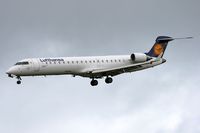D-ACPH @ EGNT - Canadair CL-600-2C10 Regional Jet CRJ-701ER on approach to rwy 25 at Newcastle Airport, UK. - by Malcolm Clarke