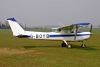 G-BOYB @ EGSP - Cessna A152 at Peterborough Sibson Airfield, UK. - by Malcolm Clarke