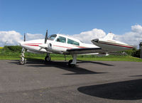 G-BKSB @ EGNG - Cessna T310Q at Bagby Airfield, UK. - by Malcolm Clarke