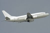 N310FL @ KSAT - all white B737-3L9 departing San Antonio - by FBE