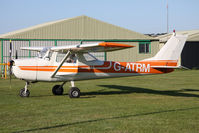 G-ATRM @ FISHBURN - Reims Cessna F150F at Fishburn Airfield, UK in 2009. - by Malcolm Clarke