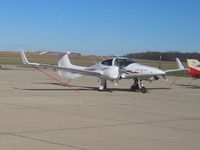 N198TS @ EDJ - On the ramp at Bellefontaine, Ohio - by Bob Simmermon