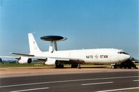 LX-N90449 @ MHZ - E-3A Sentry of the NATO Airborne Early Warning Force which attended the 1988 Mildenhall Air Fete. - by Peter Nicholson
