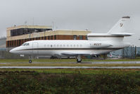 N22T @ EGGW - Falcon 900 taxying in at a wet Luton - by Terry Fletcher