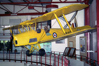 BB807 - De Havilland DH-82A Tiger Moth II at the Southampton Hall of Aviation, UK in 1992. - by Malcolm Clarke