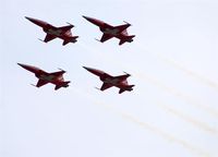 UNKNOWN @ EDDH - Patrouille Swiss at Hamburg sky - by Holger Zengler