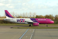 HA-LPW @ EGGW - Wizz Air A320 at Luton - by Terry Fletcher