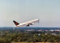 C-GAUB @ TPA - Boeing 767-233 of Air Canada climbing out of Tampa in November 1995. - by Peter Nicholson