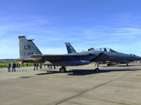 84-0014 @ EGQL - F-15C Eagle from 493FS/48FW,Carrying 2x 600gal wing tanks - by Mike stanners
