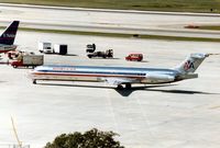 N456AA @ TPA - American Airlines MD-82 arriving at Tampa in November 1994. - by Peter Nicholson