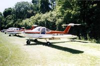 G-BJYN @ HIGH CROSS - PSF Flying Club line up in 1996 - by GeoffW