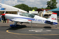 G-RFLY @ EGTB - Exhibitor at Aero Expo 2009. - by MikeP