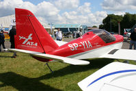 SP-YIA @ EGTB - Exhibitor at Aero Expo 2009. - by MikeP