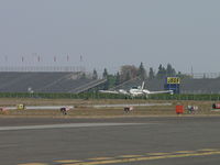 N7503Y @ POC - Touching down on 26L for a touch-n-go - by Helicopterfriend