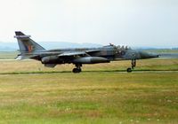 XX741 @ EGQS - Jaguar GR.1A of 6 Squadron preparing to depart RAF Lossiemouth in the Summer of 1992. - by Peter Nicholson