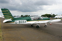 G-BGSA @ EGSX - Visitor to the 2009 Air Britain fly-in. - by MikeP