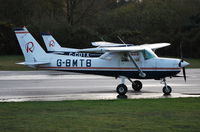 G-BMTB @ EGLK - Cessna 152 at Blackbushe - by moxy