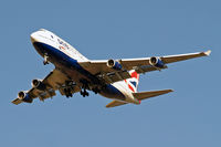G-CIVK @ EGLL - Boing 747-436 [25818] (British Airways) Home~G 25/09/2009. Wears One World titles. - by Ray Barber