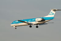 PH-OFO @ EBBR - Flight KL1723 is descending to RWY 25L - by Daniel Vanderauwera