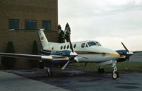 N32CL @ SYR - Beech Super King Air 200 parked at Syracuse in the Summer of 1976. - by Peter Nicholson