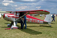 G-BRDJ @ EGBP - Luscombe 8A Silvaire [3411] Kemble~G 09/07/2004. Seen at the PFA Fly in 2004 Kemble UK. - by Ray Barber