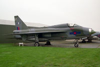 XS417 @ X4WT - English Electric Lightning F6 at at the Newark Air Museum, Winthorpe, UK in 1992. - by Malcolm Clarke