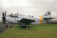 XA508 @ EGBE - Fairey Gannet T2 at the Midland Air Museum, Coventry Airport in 1992. - by Malcolm Clarke