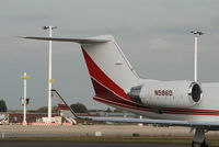 N586D @ EBBR - Parked on G.A. apron - by Daniel Vanderauwera