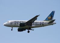 N802FR @ DTW - Frontier Montana the Elk A318 - by Florida Metal