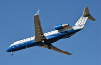 N75998 @ KORD - Mesa Airlines, CL-600-2B19, ASH7075 arriving 27L from KDTW. - by Mark Kalfas