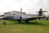 WL181 @ USWORTH - Gloster Meteor F8 at The North East Aircraft Museum, Usworth, UK in 1991. - by Malcolm Clarke