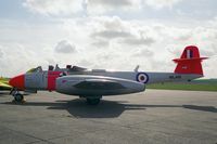 WL419 @ EGSU - Gloster Meteor T7 (Mod) at Duxford Airfield. Owned and operated by the Martin Baker Company for ejector seat trials but retaining its RAF reg. - by Malcolm Clarke