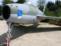 DE 254 - Republic F-84F Thunderstreak DE+254 German Air Force in the Hermerskeil museum Flugausstellung Junior - by Alex Smit