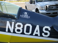 N80AS @ SZP - 1992 Pitts Aerobatics S-2C, Lycoming AEIO-540, tri-blade MT prop, CP Aviation's Artistic Logo by Wendell Dowling - by Doug Robertson