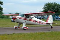 G-BULO @ EGBP - Luscombe 8F Silvaire [4216] Kemble~G 11/07/2004. Seen at the PFA Fly in 2004 Kemble taxiing out for departure. - by Ray Barber