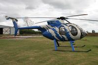 G-JIVE @ EGNG - MD Helicopters MD-500E (369E) at Bagby Airfield's May Fly-In in 2007. - by Malcolm Clarke