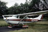 N2342R @ SPRING VAL - This Cessna 182Q Skylane was parked at Spring Valley Airport, New York State in the Summer of 1977 - the airport closed in 1985. - by Peter Nicholson