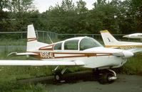 N5854L @ SPRING VAL - This AA-5 Traveler was seen at Spring Valley Airport, New York State in the Summer of 1977 - the airport closed in 1985. - by Peter Nicholson