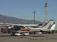 N2550R @ CCB - Parked at Foothill Aircraft Sales an Service - by Helicopterfriend