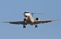 N14953 @ KORD - ExpressJet Airlines EMB-145LR, BTA2653 short final 27L from KEWR. - by Mark Kalfas