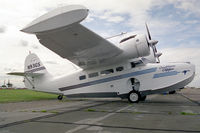 N93GS @ EGTC - Grumman G-21A Goose at Cranfield Airport in 1994. - by Malcolm Clarke