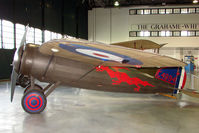 G-BLWM - exhibited in the RAF Museum Hendon , UK - by Terry Fletcher